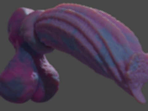 Cottoncandy Monster Wolf Penis Sextoy Rigged 3D-Modell