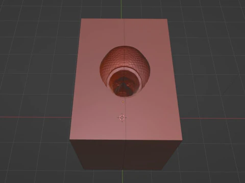 Printklare Dragon Wolf penis sextoy mal 3D Model