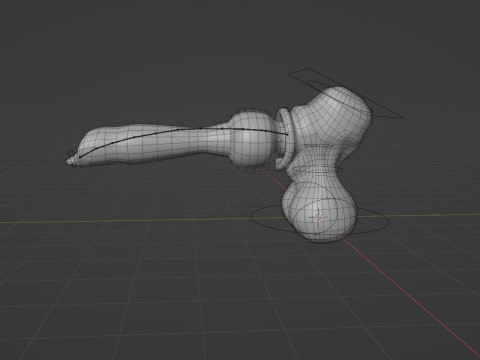 Dog Penis Lowpoly Rigged 3D मॉडल