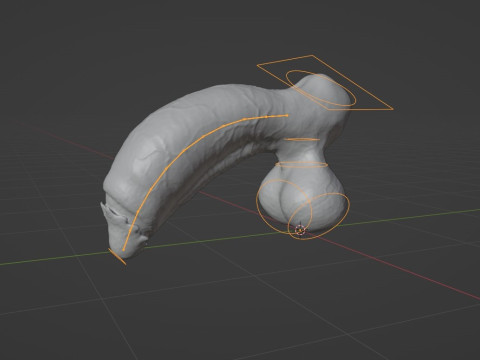 Grazzt Demon Penis Sextoy Rigged 3D Model
