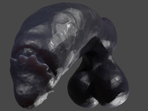 Grazzt Demon Penis Sextoy Rigged 3D Model