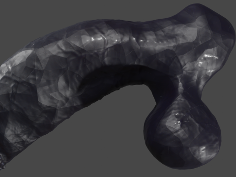 Grazzt Demon Penis Sextoy Rigged 3D Model