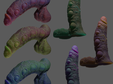 Fantasy Abyssal Demon Penis Rigged 3Dモデル