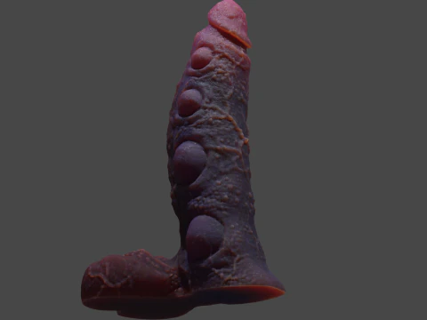 Fantasy Abyssal Demon Penis Rigged 3D Model