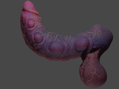 Fantasy Abyssal Demon Penis Rigged 3Dモデル