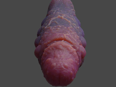 Fantasy Abyssal Demon Penis Rigged 3D Model