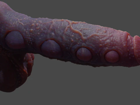 Fantasy Abyssal Demon Penis Rigged 3D Model