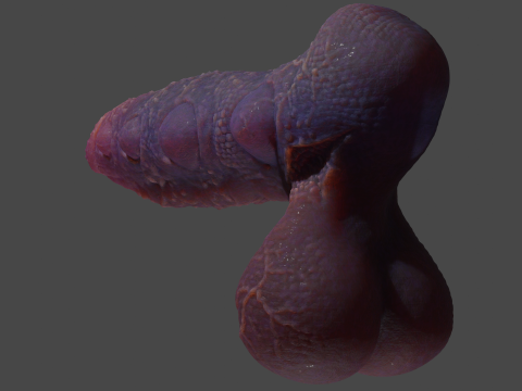 Fantasy Abyssal Demon Penis Rigged 3Dモデル