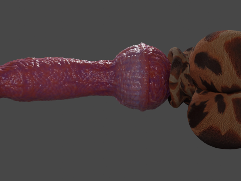 Fantasy Yeenoghu Demon Penis Sextoy Rigged 3D Model