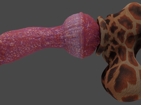 Fantasy Yeenoghu Demon Penis Sextoy Rigged 3D Model