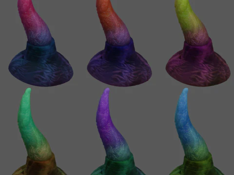 Alien Tentacle Rigged 3D Model