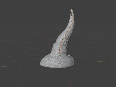 Alien Tentacle Rigged 3D Model