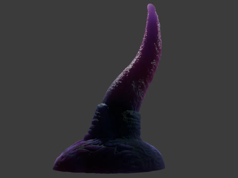Alien Tentacle Rigged 3D Model