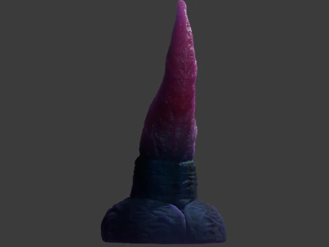 Alien Tentacle Rigged 3D Model