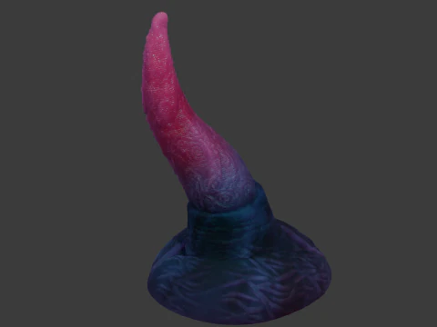 Alien Tentacle Rigged 3D Model
