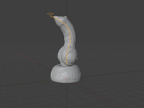 Viran Monster Dog Penis Rigged Modelo 3D