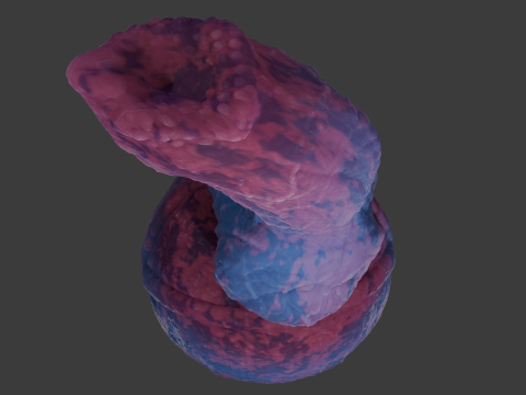 Viran Monster Dog Penis Rigged Modelo 3D
