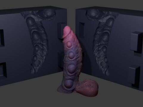 Print Ready Abyssal Demon Sextoy Mold only Modello di stampa 3D