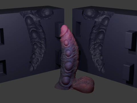Print Ready Abyssal Demon Sextoy Mold only 3D Print Model