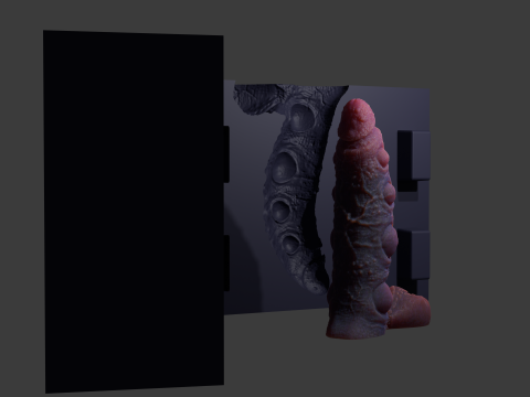 Print Ready Abyssal Demon Sextoy Mold only Modello di stampa 3D