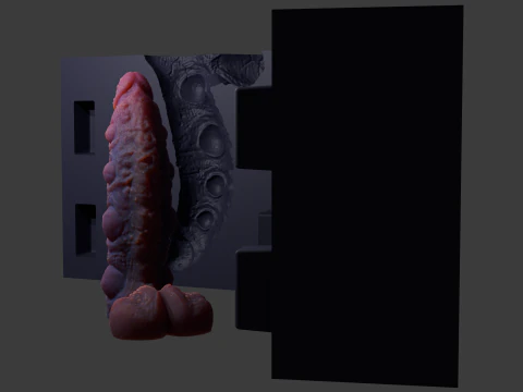 Print Ready Abyssal Demon Sextoy Mold only 3D Print Model
