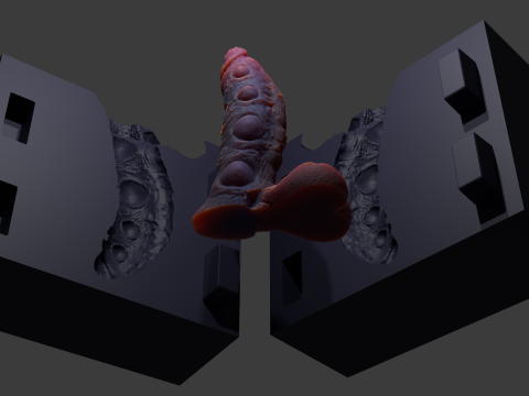 Print Ready Abyssal Demon Sextoy Mold only Modello di stampa 3D