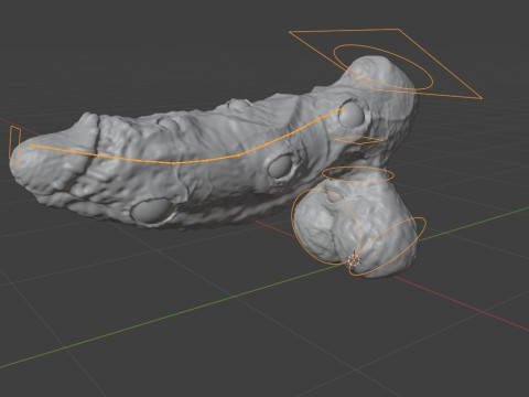 Eye Candy Demon Penis Sextoy Rigged 3D मॉडल