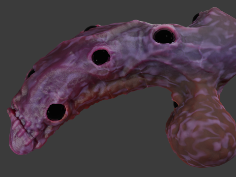 Eye Candy Demon Penis Sextoy Rigged 3D मॉडल