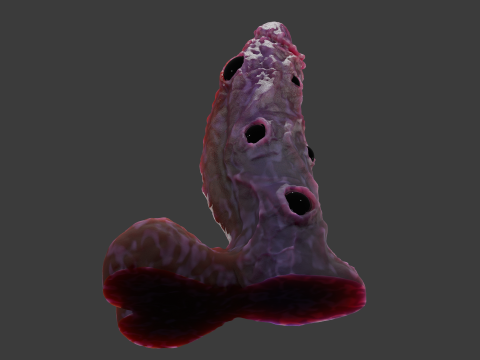 Eye Candy Demon Penis Sextoy Rigged 3D मॉडल