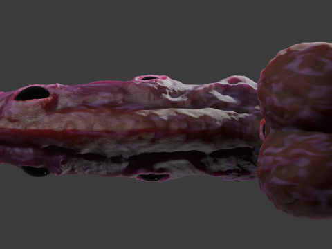 Eye Candy Demon Penis Sextoy Rigged 3D मॉडल