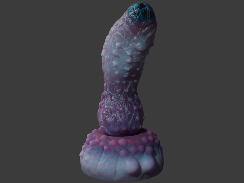 Fantasy Fushian Dragon Penis Sextoy Rigged 3D Модель