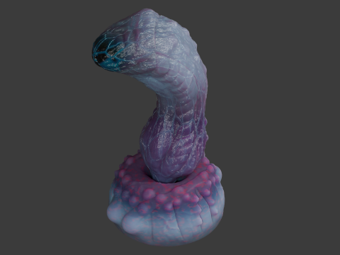 Fantasy Fushian Dragon Penis Sextoy Rigged 3D Модель