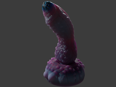 Fantasy Fushian Dragon Penis Sextoy Rigged 3D Модель