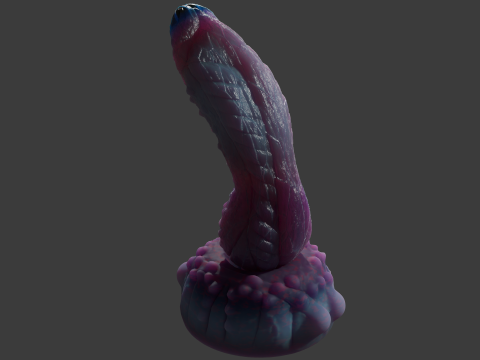 Fantasy Fushian Dragon Penis Sextoy Rigged 3D Модель