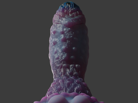Fantasy Fushian Dragon Penis Sextoy Rigged 3D Модель