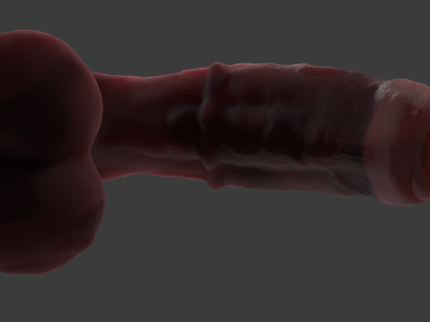 Werehorse Penis Rigged 3D Модель