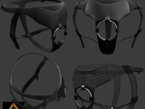 Tali pada Ring Harness Model 3D