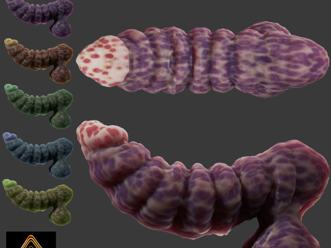 Fantasy Gronnan Penis Sextoy Rigged 3D 模型