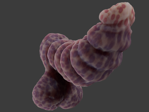 Fantasy Gronnan Penis Sextoy Rigged Modèle 3D