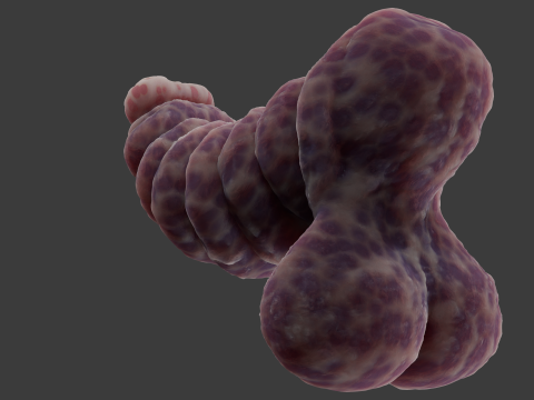 Fantasy Gronnan Penis Sextoy Rigged Modèle 3D