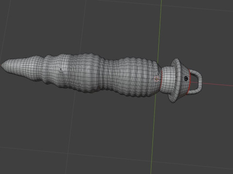 Low poly Drilldo Plug 3D Модель