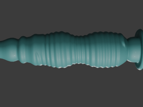 Low poly Drilldo Plug 3D Модель