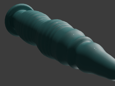 Low poly Drilldo Plug 3D Модель