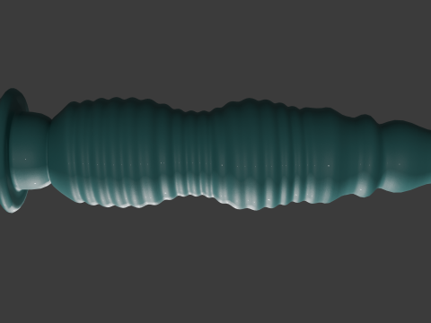 Low poly Drilldo Plug 3D Модель
