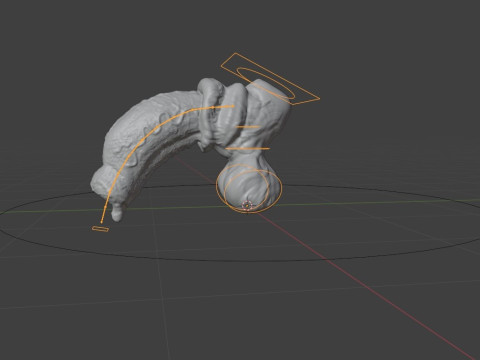 Werewolf Penis Sextoy Rigged Modelo 3D