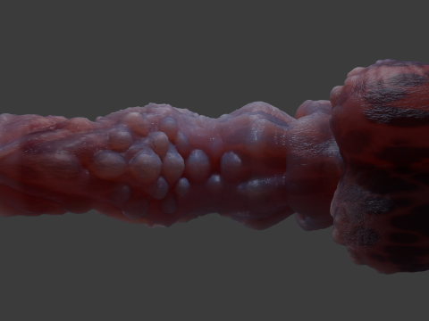 Jugran with balls Penis Sextoy Rigged 3D Model