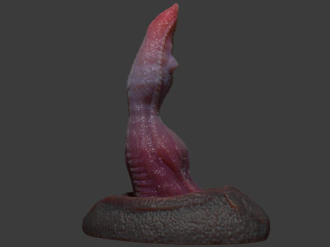 Velociraptor Penis Sextoy Rigged 3D Model