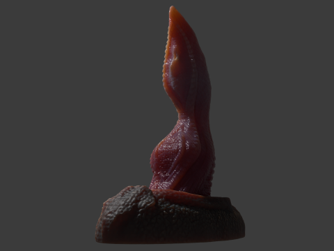 Velociraptor Penis Sextoy Rigged 3D Model