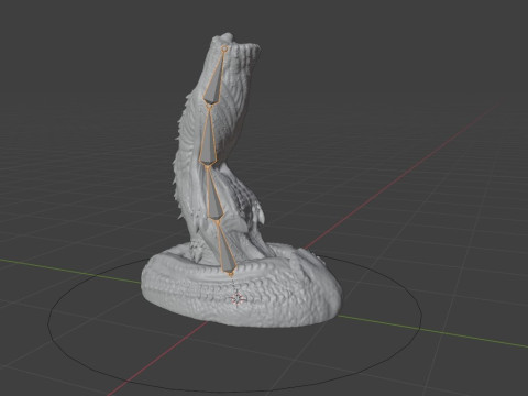 Allosaurus Dinosaur Penis Sextoy Rigged 3D Model