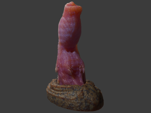 Allosaurus Dinosaur Penis Sextoy Rigged 3D Model
